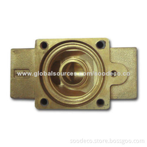 Forged Valve Body, Made of Brass, with Optional CNC Machining, OEM Orders are Welcome